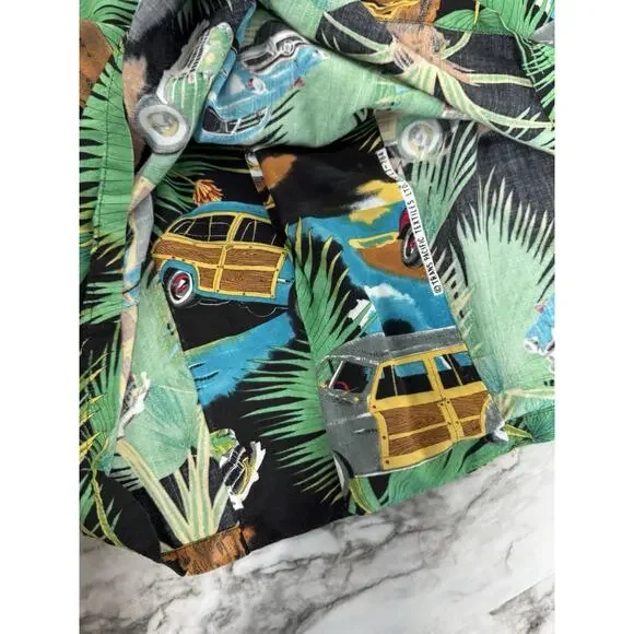 Diamond Head Sportswear Men’s Hawaiian Shirt w/ Woodies Size XXL Made In Hawaii - Picture 8 of 8